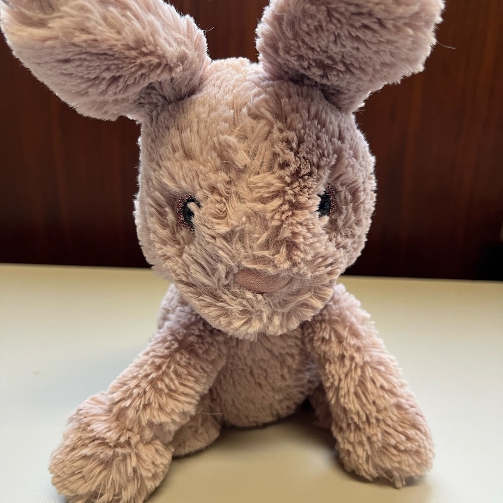 Jellycat Pink and White Plush Stuffed Animals